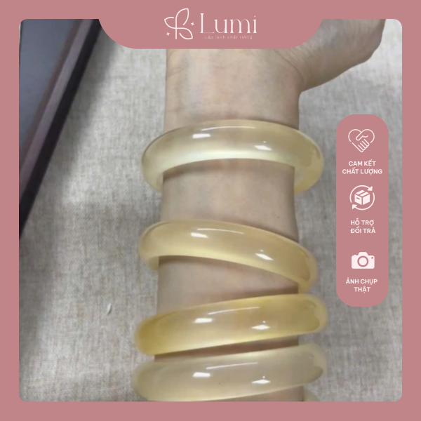 Vòng Đá Thạch Anh Vàng Lumi Đá Phong Thủy Sang Trọng - Hình ảnh 4
