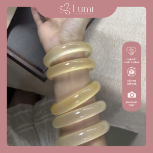 Vòng Đá Thạch Anh Vàng Lumi Đá Phong Thủy Sang Trọng