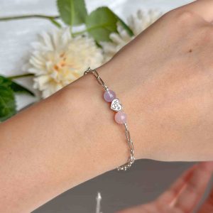 Lắc tay Ý nghĩa đá Amethyst